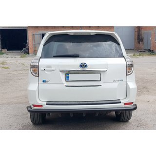 Bageste kofangerbeskytter AK005-15 Black (kun til EV, 2 stk., rustfrit stål) Toyota Rav 4 2006–2013 foto 2