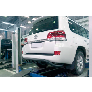 Bageste beskyttelsesbøjle Gronder Black (rustfrit stål) Lexus LX570/450d 2008–2022 foto 1