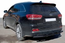 Kia Sorento II XM 2009–2014 Bagerste beskyttelsesbøjle AK015 Black (rustfrit stål) foto 1