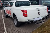 Fiat Fullback 2016– Bageste beskyttelsesbøjle AK-Special Black (rustfrit stål) foto 3