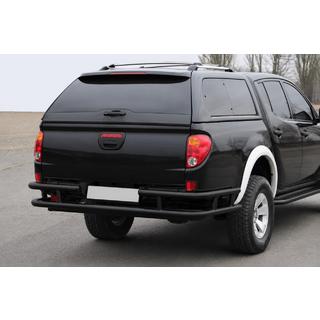 Bagkofangerbeskyttelse AK0022 Black (rustfrit stål) Mitsubishi L200 2006–2015