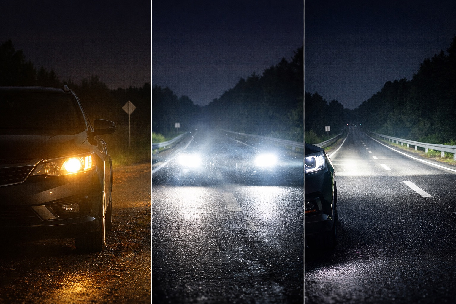 Lys 2.0: sådan forbedrer du reelt forlygter (linser, LED, Bi-LED) + sammenligning i tal