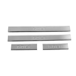 Carmos udvendige dørtærskellister (4 stk., rustfrit stål) Volkswagen Golf 7/E-Golf 2012–2020 foto 1