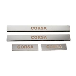 Dørtrinslister Carmos (4 stk., rustfrit stål)