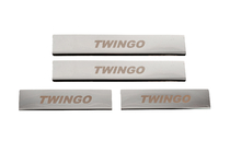 Renault Twingo 2007–2014 Carmos indstigningslister i rustfrit stål foto 1
