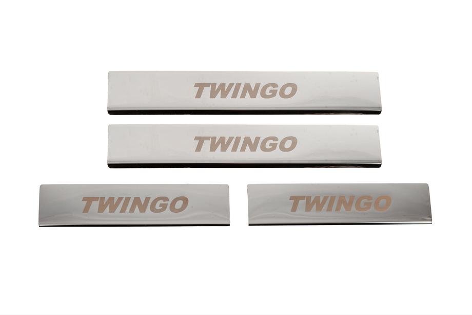 Renault Twingo 2007–2014 Carmos indstigningslister i rustfrit stål Image
