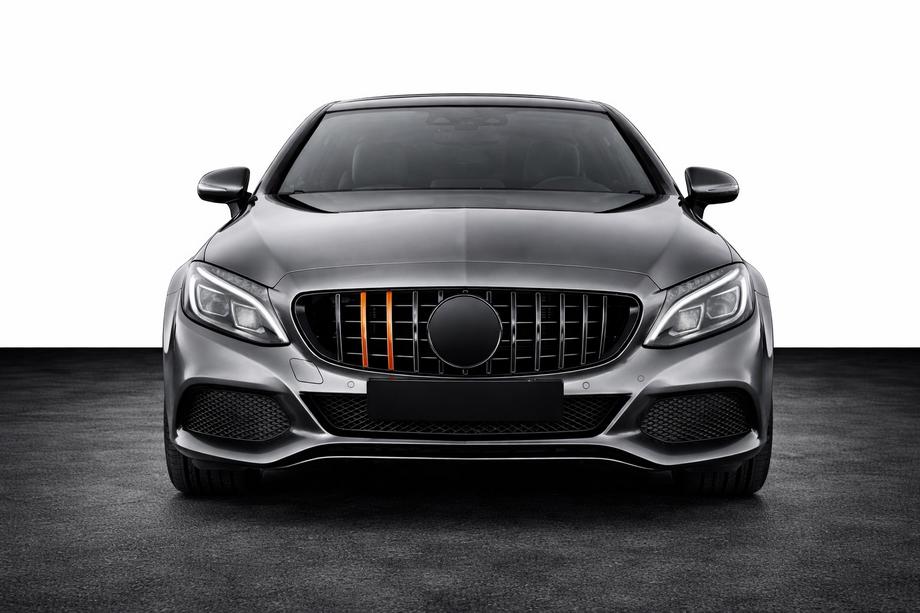 Mercedes C-klasse W205 2014–2021 Rocket frontgrill (2018+, til Avantgarde/AMG-Line/C43 AMG) Image