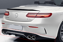 Mercedes E-klasse Coupé C238 2016–2024 Bagdiffusor Black med Chrome udstødningsenderør (AMG53-design) foto 1