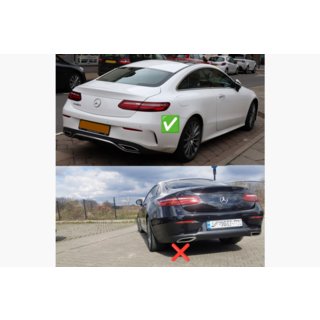 Bagdiffusor Black med Chrome udstødningsenderør (AMG53-design) foto 4