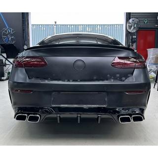 Bageste diffuser Black med krom udstødningsender (AMG63-design) foto 4