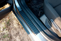 Renault Duster 2024– EuroCap indvendige dørtrinslister (mat, 4 stk, ABS) foto 1