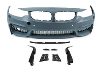 BMW 4-serie F32/F33/F36 2012–2020 Forreste kofanger i M4 F82-stil foto 7