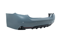 BMW 4-serie F32/F33/F36 2012–2020 Bagkofanger med diffuser til dobbelt udstødning i én side M-Sport foto 3
