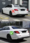 Mercedes E-klasse W213 2016–2023 Premium forreste stænklapper til Base (2 stk.) foto 2