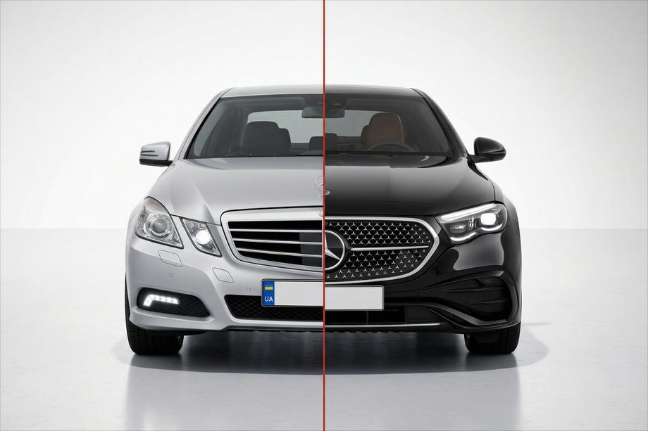 Mercedes E-class W212 2009–2016 Facelift-kit til W214 AMG-Line Image