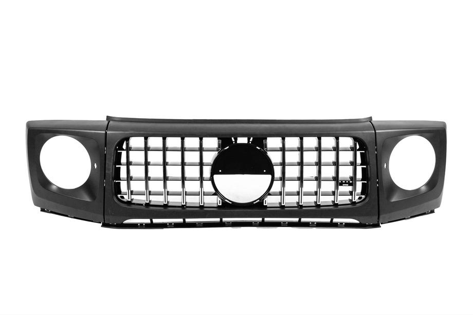Mercedes G-Klasse W463 1990–2018 Kølergrill med forlygterammer BRB 2018-style (til biler med monteret facelift-kit) Foto 1