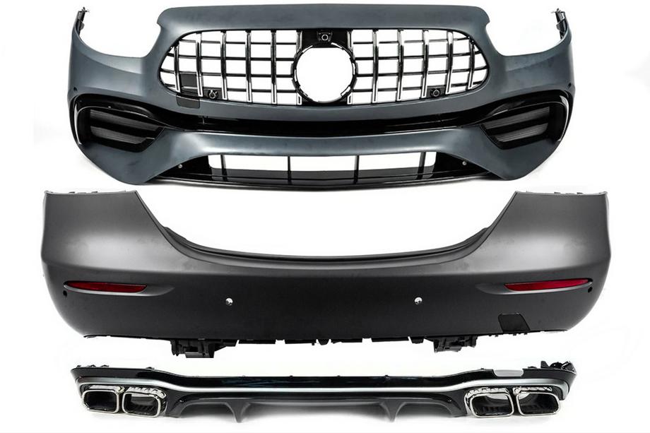 Mercedes E-klasse W213 2016–2023 AMG E63 bodykit-sæt med bagkofanger (til 2020-2024) Foto 2