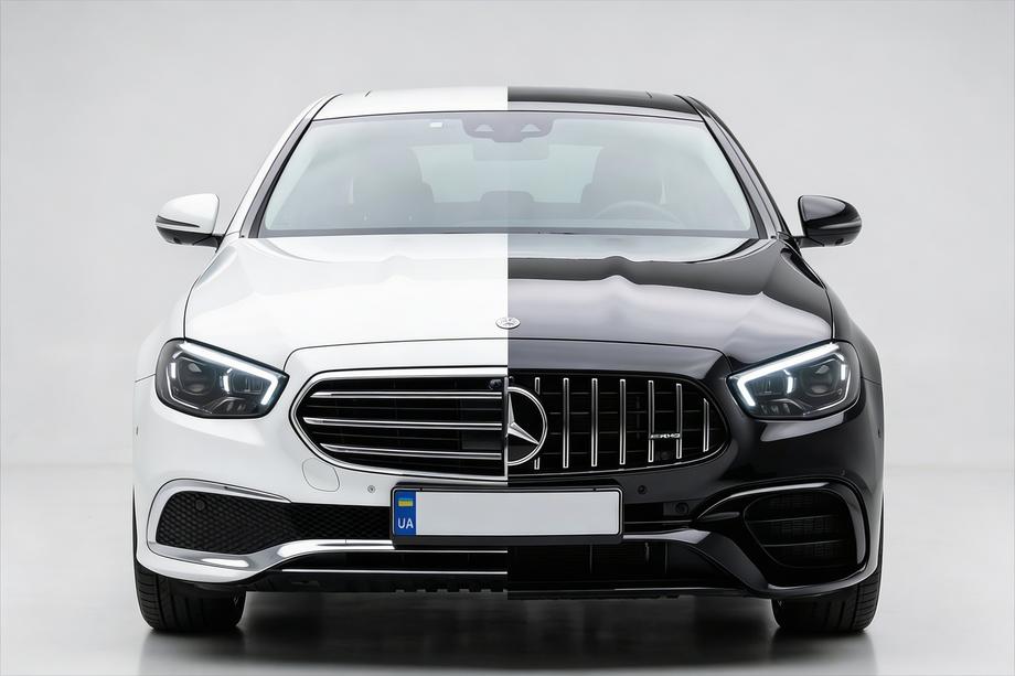 Mercedes E-klasse W213 2016–2023 AMG E63 bodykit-sæt med bagkofanger (til 2020-2024) Foto 1