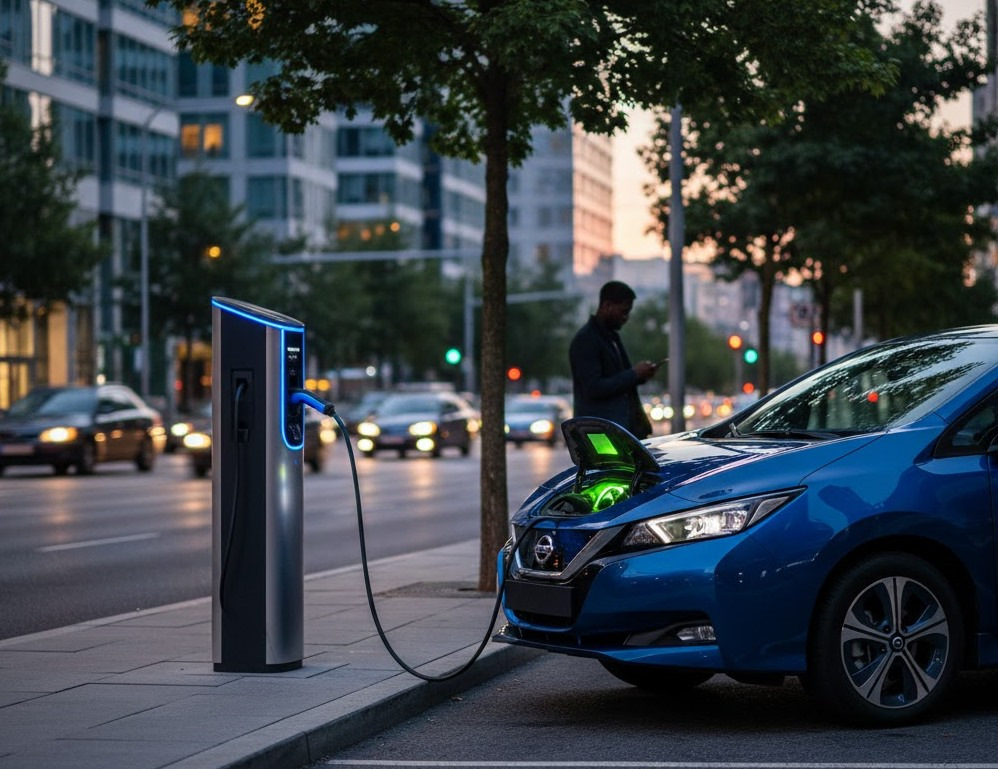 Nissan Leaf: Sådan oplader du korrekt