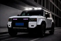Toyota Land Cruiser Prado 250 2023– Forrude solskærm med LED (hvid) foto 3