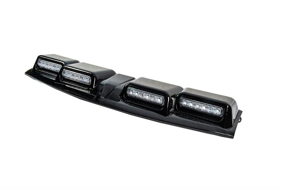 Toyota Land Cruiser Prado 250 2023– Forrudevisir med LED (Sort) Foto 4