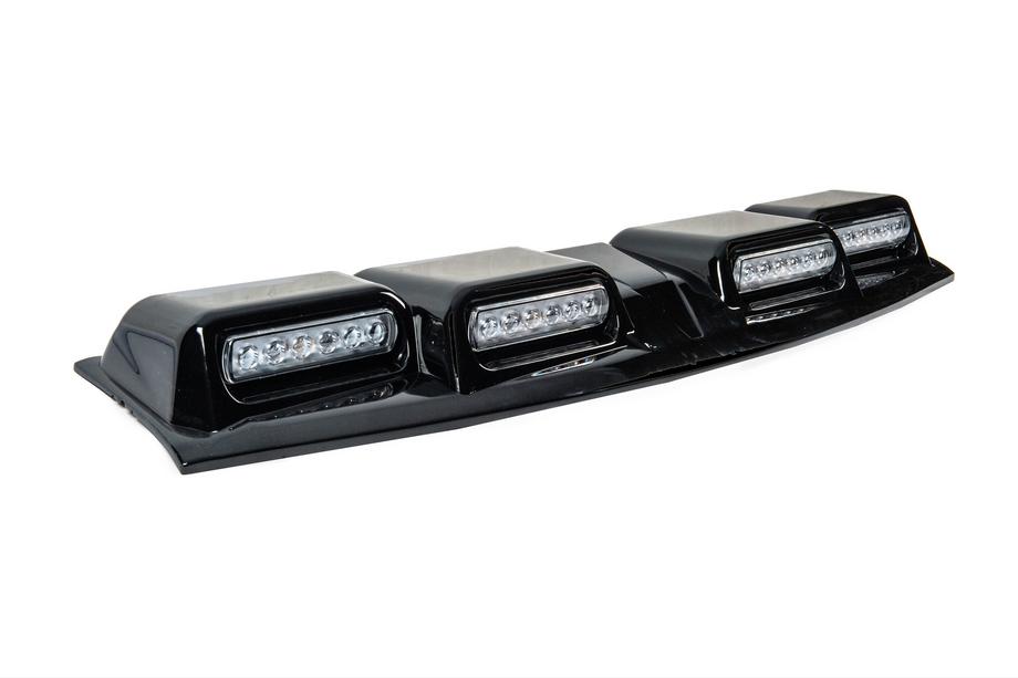 Toyota Land Cruiser Prado 250 2023– Forrudevisir med LED (Sort) Foto 5