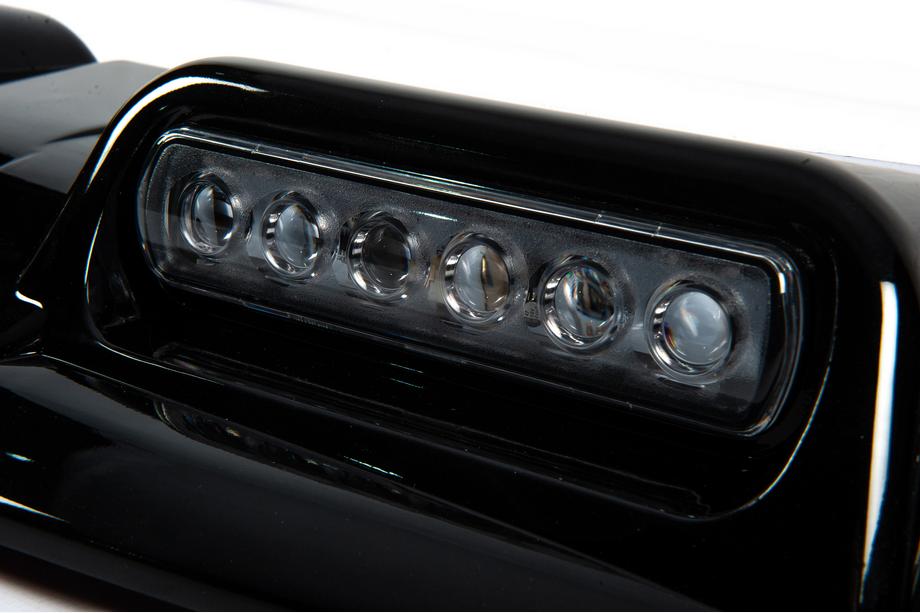 Toyota Land Cruiser Prado 250 2023– Forrudevisir med LED (Sort) Foto 7