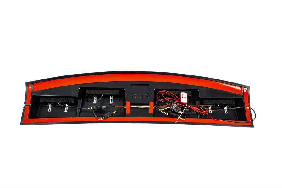 Toyota Land Cruiser Prado 250 2023– Forrudevisir med LED (Sort) Foto 10