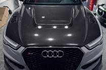 Audi A6 C7 2011–2017 Motorhjelm (2014-2017, carbon) foto 1