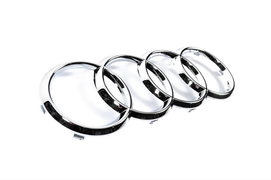 Audi frontemblem i krom (285 x 100 mm) Foto 3