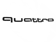 Audi Quattro Black emblem foto 1