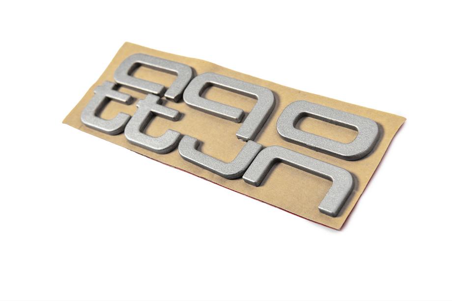 Audi Quattro Grey emblem Foto 3