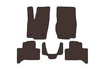 Toyota Land Cruiser Prado 250 2023– Gummimåtter Carsuit (Brun) foto 1