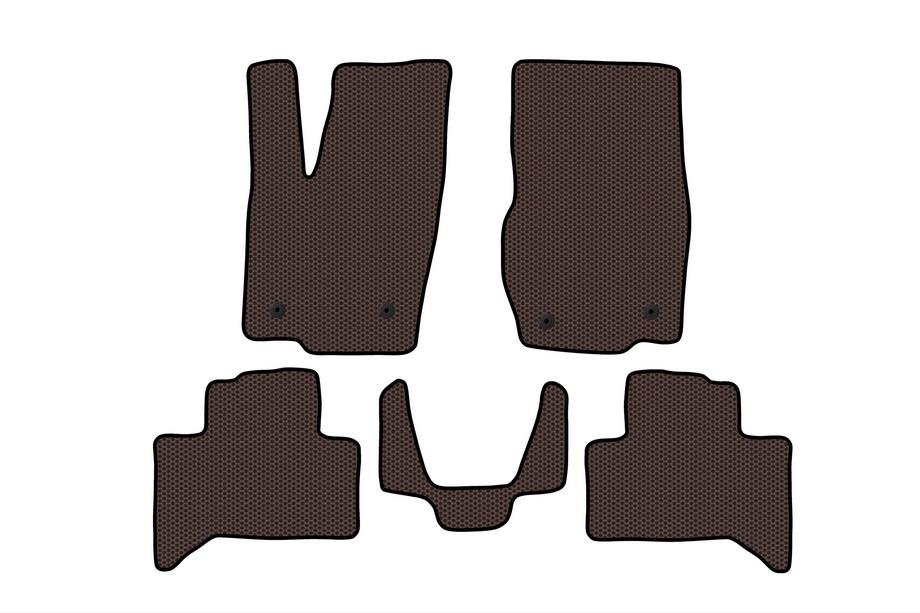 Toyota Land Cruiser Prado 250 2023– Gummimåtter Carsuit (Brun) Image