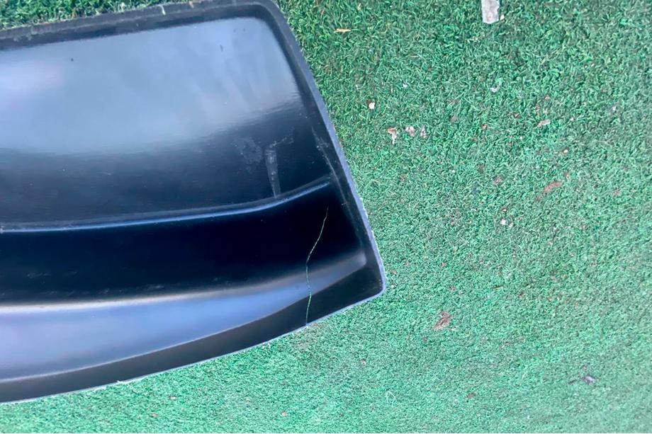 Mercedes Sprinter W907/W910 2018– Nedsat front læbespoiler til kofanger DPT (blank sort) Foto 4