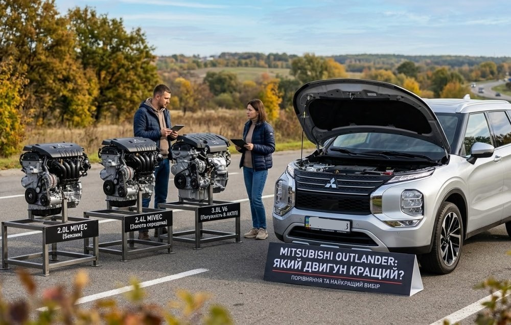 Mitsubishi Outlander: hvilken motor er bedst?