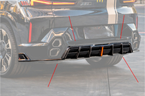 BMW XM G09 2022– Bagkofanger diffuser AE (carbon) foto 4