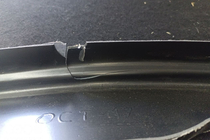 Skoda Octavia III A7 2013–2019 Udsalg Forreste frontspoiler-læbe DPT V-2 (2017-2019 RS, blank sort) foto 2