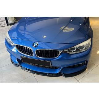Front kofangerlæbe Lip EuroCap (til M-Sport, 2014-2017, blank sort) BMW 4-serie F32/F33/F36 2012–2020 foto 2