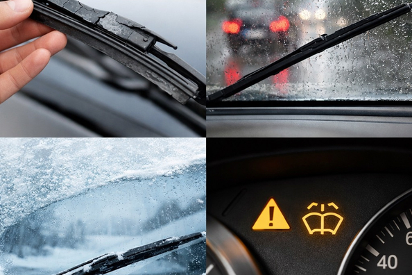 Hvornår skal viskerbladene på bilen skiftes?