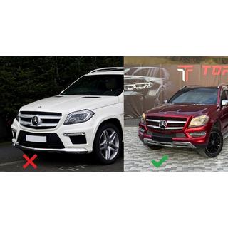 Forreste GT Panamericana-kølergrill (til GL Low) Mercedes GL/GLS сlass X166 2012–2019 foto 2
