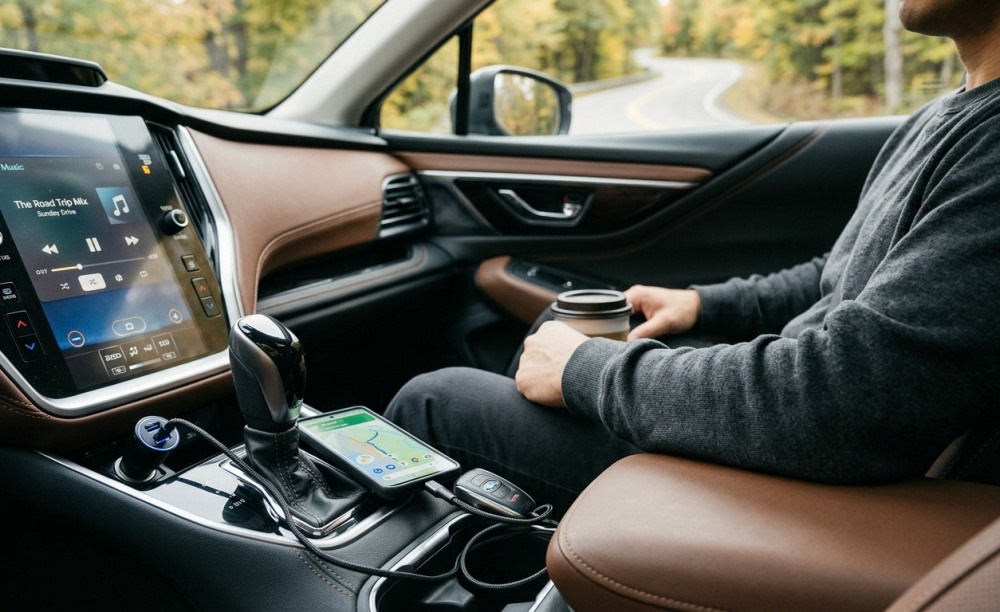 Sådan oplader du din telefon i bilen: praktiske tips