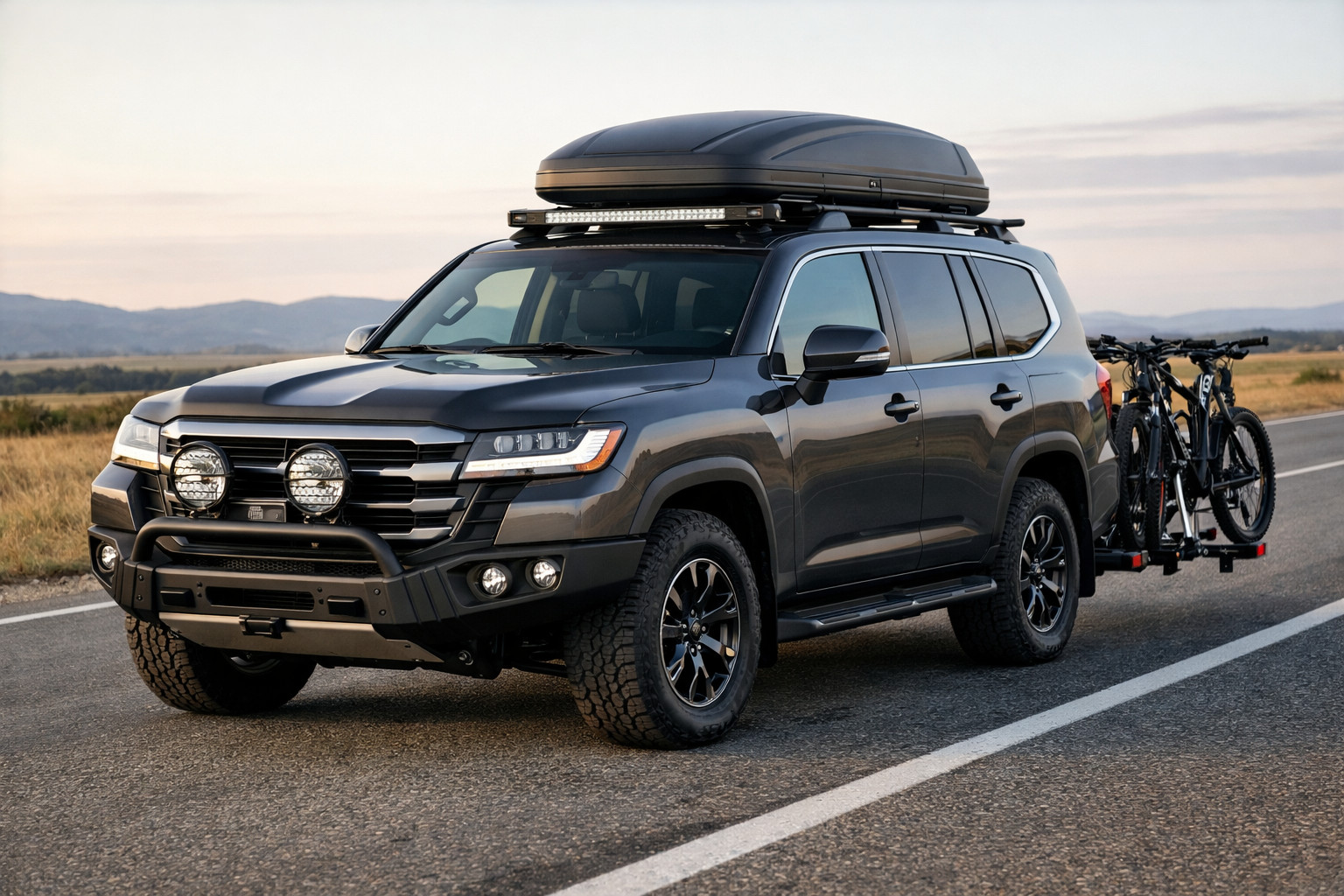 Hvad skal du montere på Toyota Land Cruiser 300 til motorvej