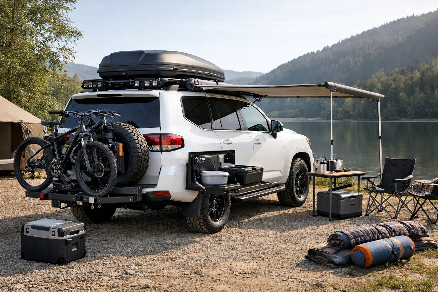 Opgraderingspakke til Toyota Land Cruiser 300 til familieture