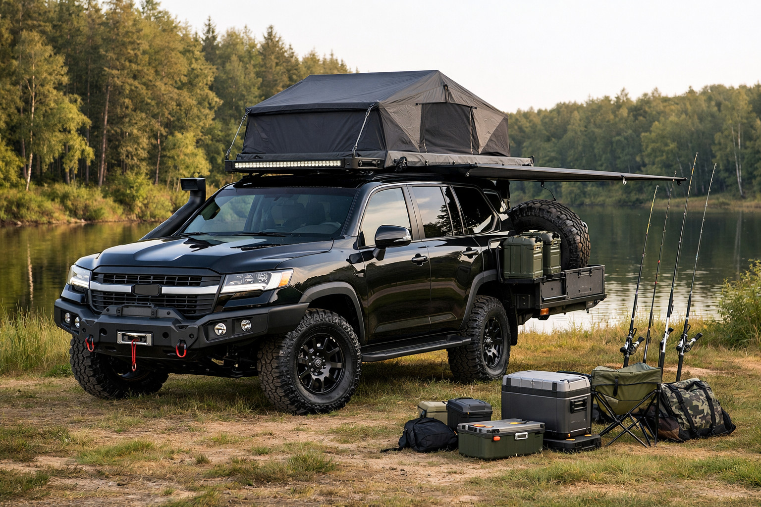 Det kan du faktisk opgradere på Toyota Land Cruiser 300 til fiskeri og friluftsture
