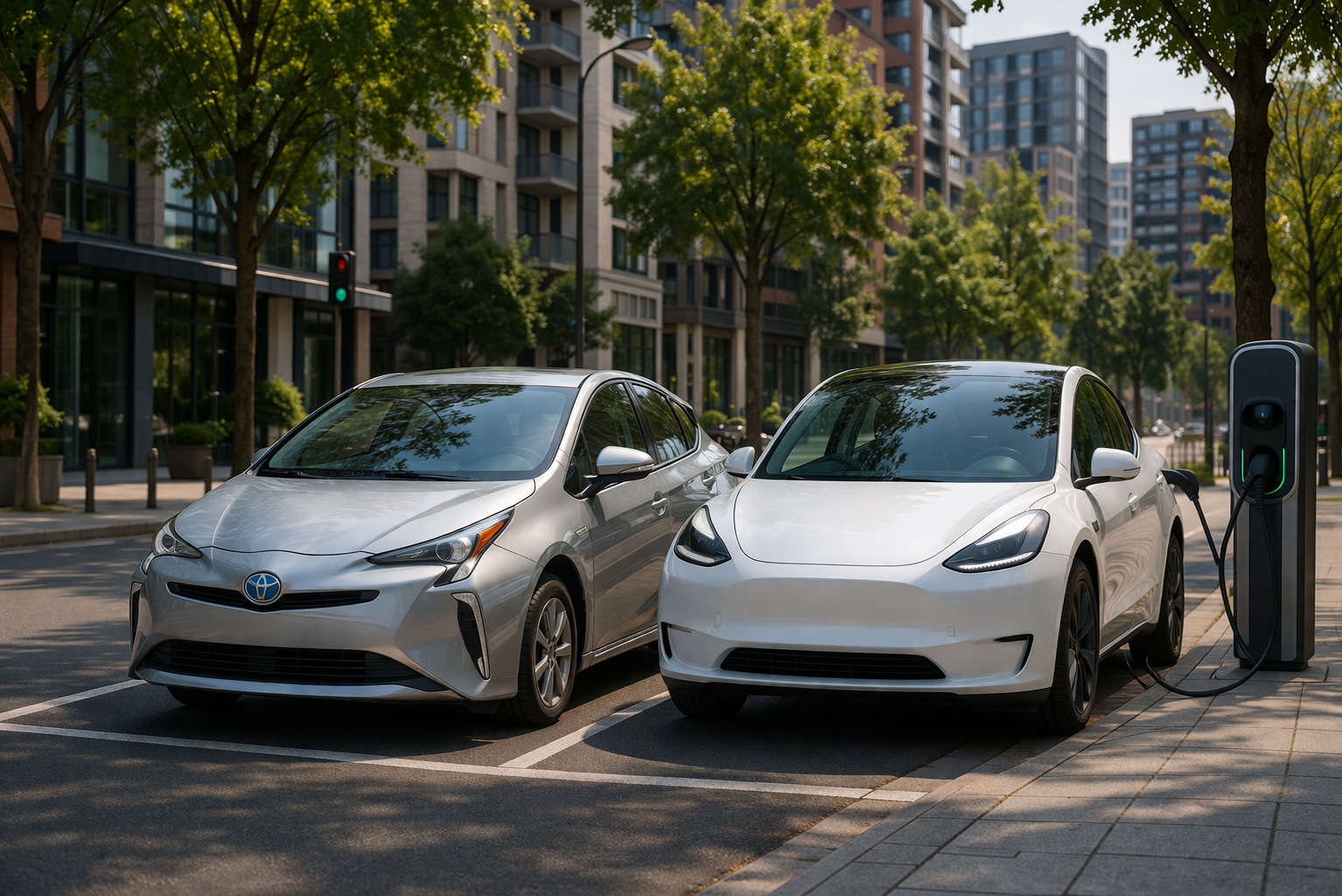 Hybrid eller elbil: Hvad er bedst i byen?