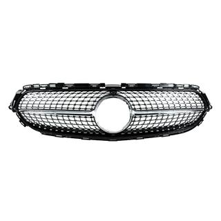 Frontgrill Diamond Silver (til Base, 2020-2023) Mercedes E-klasse W213 2016–2023 foto 1