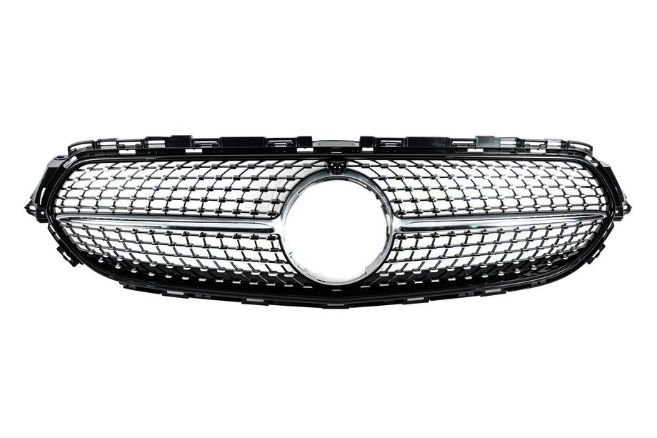 Mercedes E-klasse W213 2016–2023 Frontgrill Diamond Silver (til Base, 2020-2023) Image