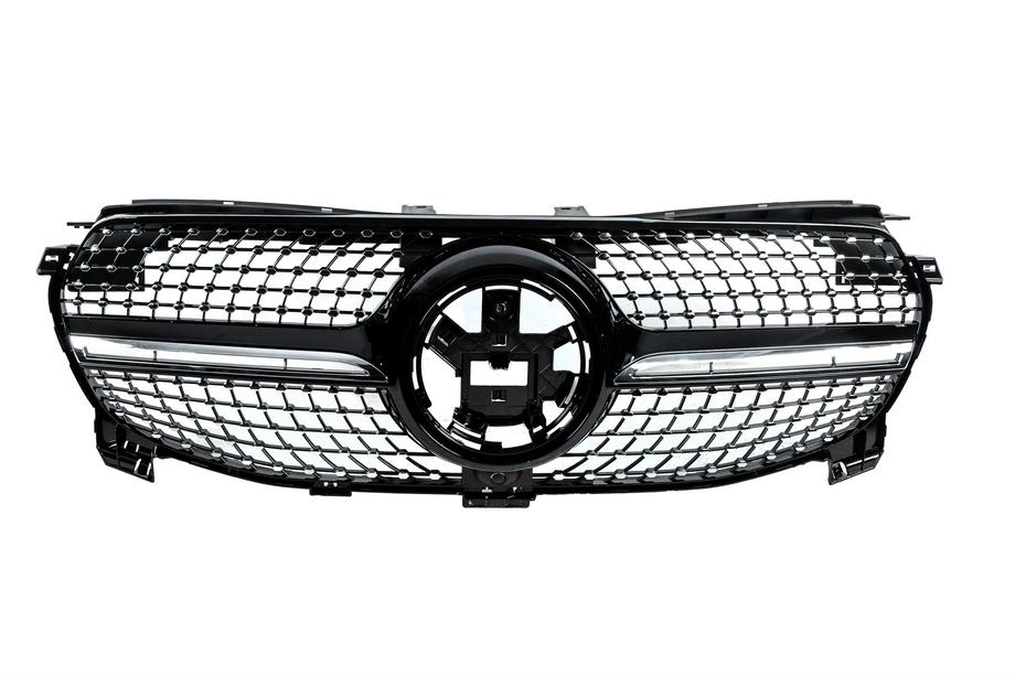 Mercedes GLE Coupé C167 2019– Frontgrill Diamond Black (til Base 2019-2023) Image