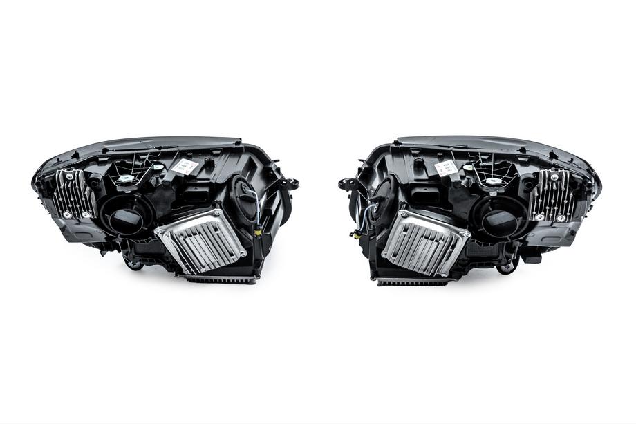Mercedes C-klasse W205 2014–2021 Forlygter med Full LED-moduler (til HALOGEN, 2 stk.) Foto 5